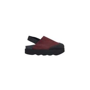 Klomp Scholl Women Abby E Suede Plum-Schoenmaat 38