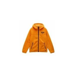 Fleece Hoodie Napapijri Men T-Tynik Full Zip Hoodie Orange Marigold-M