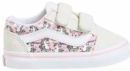 Vans - Old Skool V - Sneaker - Marshmallow/Pink - Canvas/Suède
