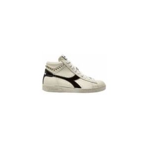 Diadora - Game L High Waxed Studs - Sneakers - White/Black