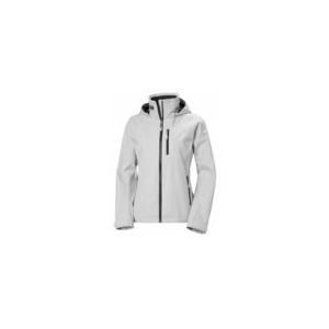 Jas Helly Hansen Women Crew Hooded Jacket 2.0 Grey Fog-L