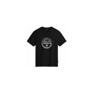 T-Shirt Napapijri Men S-Bollo 1 Black-S