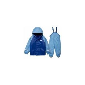 Regenpak Helly Hansen Kids Bergen Fleece PU Rainset 2.0 Blue Fog-Maat 116