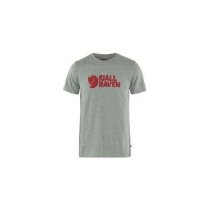 T-Shirt Fjallraven Men Logo Grey Melange-M