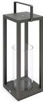 Lantaarn Suns Candle Luca Terra Matt Royal Grey 21x20x53 cm