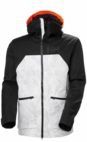 Helly Hansen - Straightline Lifaloft 2.0 Jacket - Ski Jas - Grey Fog Snow Camo Aop - 100% Polyester