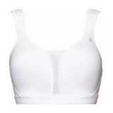 Sport BH Odlo Women Sport Bra Padded High D-Cup White-Maat 70