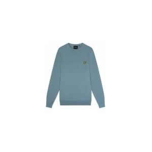Trui Lyle & Scott Men Cotton Crew Neck Jumper Slate Blue-S
