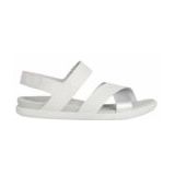 ECCO - Samara - Sandaal - Wit/Puur Zilver - Volnerfleer