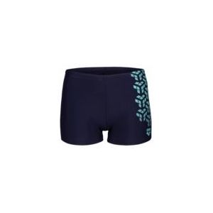 Arena - Kikko V Swim Short Graphic - Zwembroek - Navy/Water - MaxFit Eco-materiaal, UPF 50+, Chloor- en zoutwaterbestendig