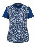 HEAD - Tie Break II Print Vision - Tennisshirt - Royal - Polyester