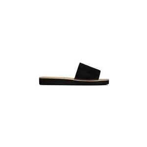 Clarks Originals Women Lunan Slide Black Suede-Schoenmaat 37