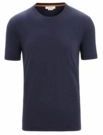 Icebreaker - Natural Blend Central Classic T-Shirt - Midnight Navy - Katoen/Merinowol