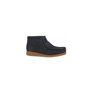 Veterschoen Clarks Men Wallabee EVO Boot Navy Suede-Schoenmaat 41