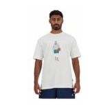 T-Shirt New Balance Men Athletics Basketball Sea Salt-S