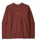 Patagonia L/S Berm Logo Responsibili-Tee Longsleeve (Heren |rood)