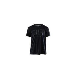 Sportshirt Craft Men Eaze SS Craft Mesh Tee Black-XS