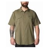 Columbia - Utilizer II Solid - Heren Overhemd - Steengroen - Korte Mouwen