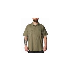 Columbia - Utilizer II Solid - Heren Overhemd - Steengroen - Korte Mouwen