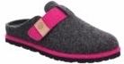 Rohde - MERAN - Pantoffels - Antraciet/Pink mêlee - Klittenbandsluiting - Plateau