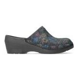 Klomp Wolky Women Pro Clog Flower Black-Schoenmaat 38