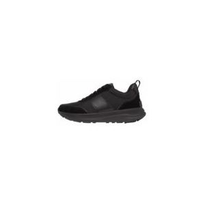 FitFlop Women F-Mode Flow Sneaker Nylon Suede Mix All Black-Schoenmaat 42