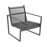 Lage Fauteuil Borek Andria Donkergrijs / Sooty