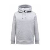 Peak Performance - Original Small Logo Hoodie - Med Grey Melange - Hoodie