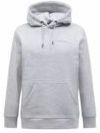 Peak Performance - Original Small Logo Hoodie - Med Grey Melange - Hoodie
