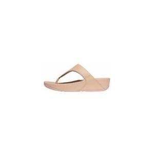 FitFlop Women Lulu Leather Toepost Sandy Beige-Schoenmaat 41