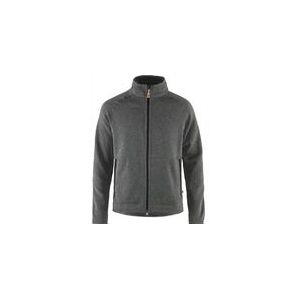 Vest Fjällräven Men Övik Fleece Zip Sweater Dark Grey-XL