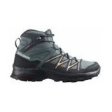 Wandelschoen Salomon Women Daintree Mid GTX Stormy Weather Ebony Almond Cream-Schoenmaat 36,5