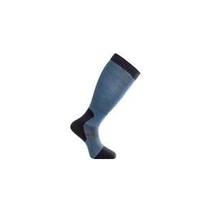 Sokken Woolpower Unisex Socks Skilled Knee High Liner Dark Navy Nordicblue