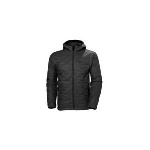 Jas Helly Hansen Men Lifaloft Hooded Insulator Jacket Black Matte-XL