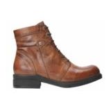 Wolky - Center XW - Enkellaars - Cognac - Softy Wax