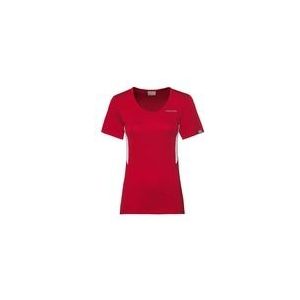Tennisshirt HEAD Women Club Tech Red-XXXL
