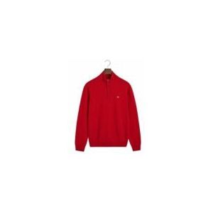 GANT - Superfine Lambswool Half Zip - Trui - Bright Red