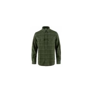 Blouse Fjällräven Men Övik Heavy Flannel Shirt Deep Forest Laurel Green-XS