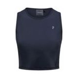 Peak Performance - Power Cropped - Tanktop - Zwart - 65% Gerecycled Polyamide, 35% Elastaan