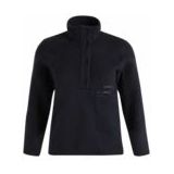 Trui Peak Performance Women Fleece Snap T-Neck Black-XL