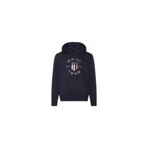 Hoodie GANT Men Print Sweat Evening Blue-M
