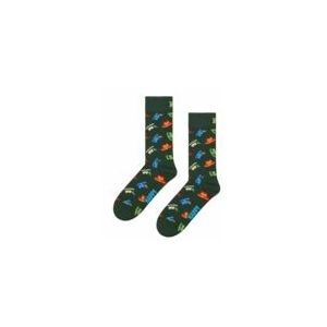 Happy Socks - Hat Green - Huissokken - Groen - Versterkte Hiel en Teen