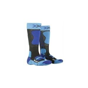 Skisok X-Socks Junior Ski 4.0 Anthracite Blue-Schoenmaat 27 - 30