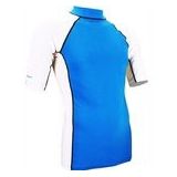 UV-Shirt Waimea Heren Wit/Blauw-L