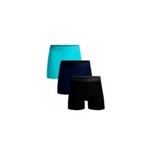 Boxershort Muchachomalo Men Microfiber Black Blue Green ( 3-Pack )-XL