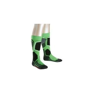 Skisokken Falke Kids SK2 Vivid Green-Schoenmaat 27 - 30