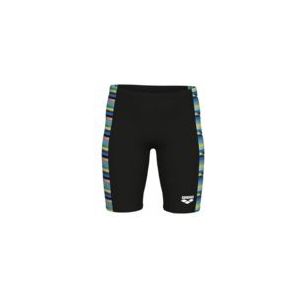 Arena - Racing Stripe Swim Jammer - Zwembroek - Black/Black/Multi - 100% Polyester