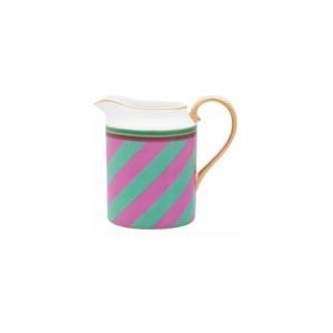 Melkkan Pip Studio Chique Small Stripes Pink Green 260 ml (Set van 2)