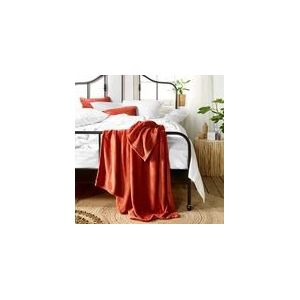 Plaid De Witte Lietaer Snuggly Caramel-150 x 200 cm
