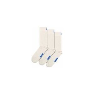 Happy Socks - 3-Pack Solids - Huissokken - Wit